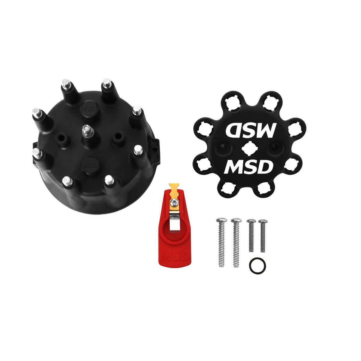 MSD 79193 Replacement Cap and Rotor for Pro Mag, Black