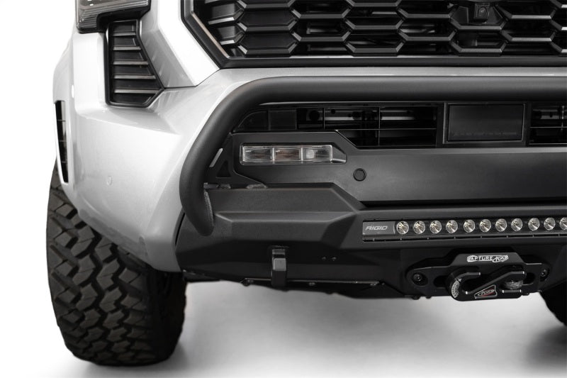 Addictive Desert Designs for 2024+ Toyota Tacoma Stealth Center Mount Winch Front Bumper w/ Top Hoop