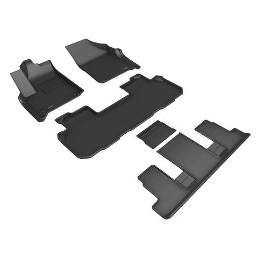 3D MAXpider Kagu Front & Rear Floor Mats for 2018-2024 Buick Enclave