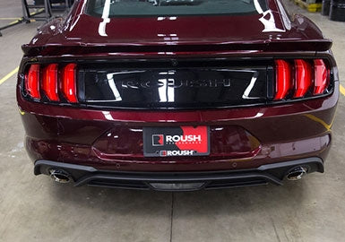 Roush 3.7L/2.3L V6/I4 Exhaust Kit for 15-26 Ford Mustang Round Tips 421837