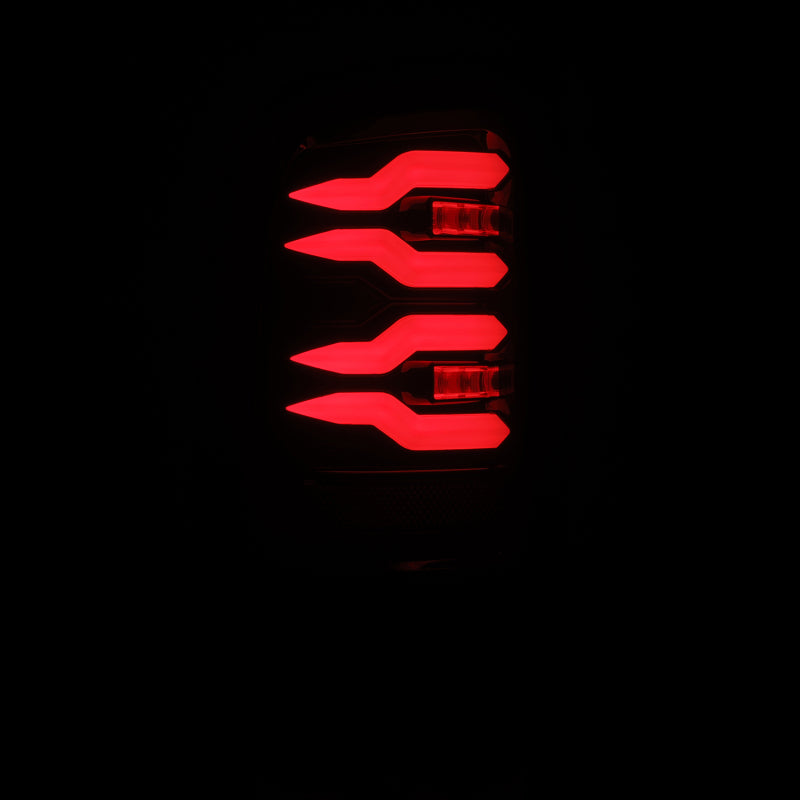 AlphaRex 643003 94-01 Dodge Ram 1500/2500/3500 LUXX-Series LED Tail Lights - Black/Red