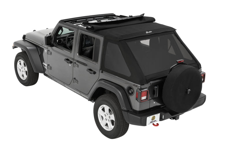 Bestop 18-26 for Jeep Wrangler JL 4-Door Trektop (Premium Black Twill)
