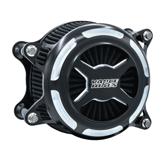 Vance & Hines 42341 VO2 X Intake Black Contrast for 1999-2017 Harley-Davidson