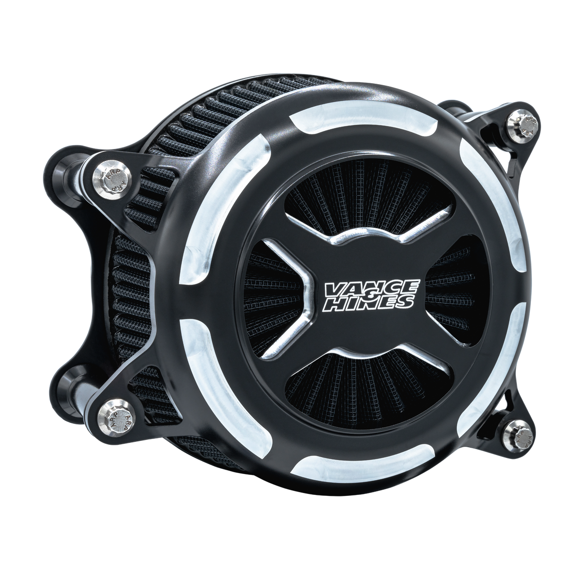Vance & Hines 41100 VO2 X Intake Black Contrast for 2023-2026 Harley-Davidson Touring/Softail