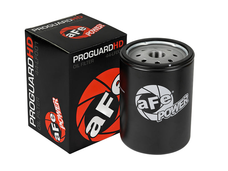 aFe ProGuard D2 Fluid Filters Oil for 01-17 GM Diesel Trucks V8-6.6L (4 Pack) - #44-LF001-MB