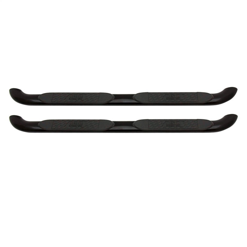 Westin 21-2775 Platinum 4 Oval Nerf Step Bars for 2005-2023 Toyota Tacoma Double Cab Black