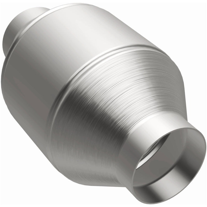 MagnaFlow 51656 Univ Cat Conv 2.5in Inlet/Outlet Center/Center Round 3in Body L x 5in W x 8.75in Overall L - #51656