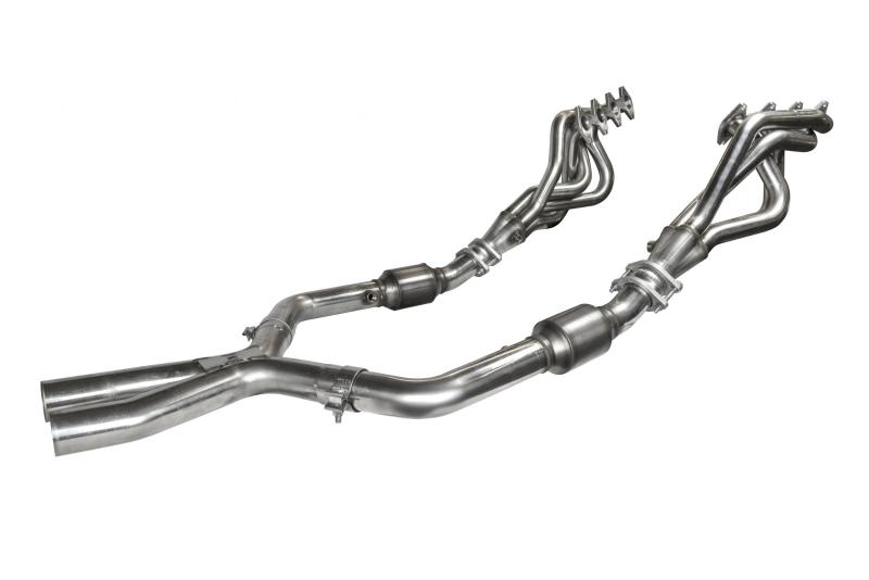 Kooks 1131H020 for 05-10 Ford Mustang GT Manual 1 5/8in x 2 1/2in SS Long Tube Headers and OEM Catted SS X Pipe