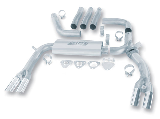 Borla 14888 84-92 Chevrolet Camaro / Pontiac Trans Am 5.0L/5.7L V8 3in Adj SS Cat-Back Exhaust w/ Adapters - #14888