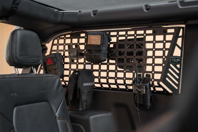 DV8 21-24 Ford Bronco 2-Door Rear Window Pocket Molle Panels - #MPBR-12