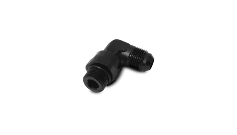 Vibrant -8AN Male Flare to Male -6AN ORB Swivel 90 Degree Adapter Fitting