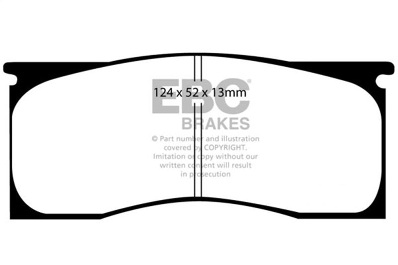 EBC 65-69 Dodge Dart 2.8 Yellowstuff Front Brake Pads DP41157R