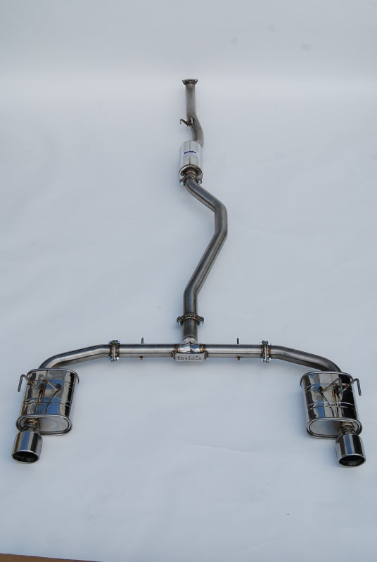 Invidia HS22HS4QD1RSL 22-Up Honda Civic Si Integra Base Dual Q300 S.S.Tips Cat-back Exhaust