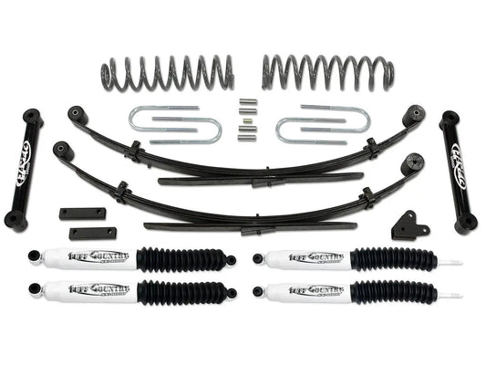 Tuff Country 43802KH 3.5in Lift Kit with Rear Leaf Springs SX6000 for 1987-2001 Jeep Cherokee 4WD