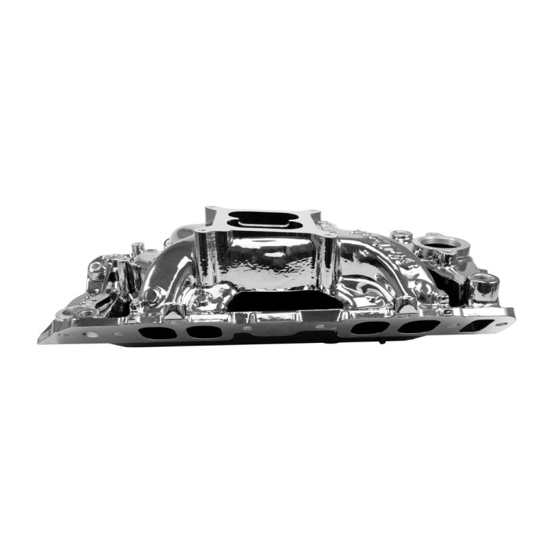 Edelbrock 7561-CP RPM Air-Gap Intake Manifold for Big-Block Chevrolet Oval Port - Chrome Plasma