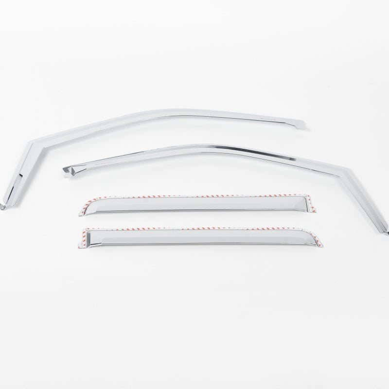 Putco for 2017-2020 Ford Super Duty - Crew Cab (Set of 4) Element Chrome Window Visors