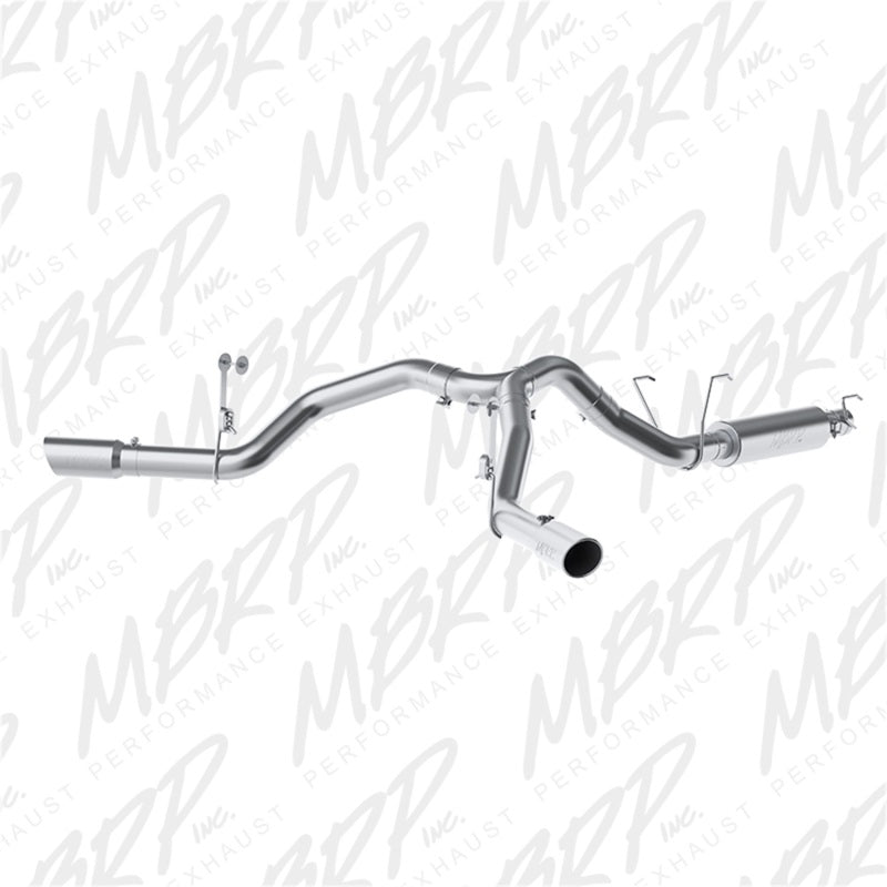 MBRP Ram 2500 6.4L 4in T409 Dual Side Split Outlet Cat Back Exhaust