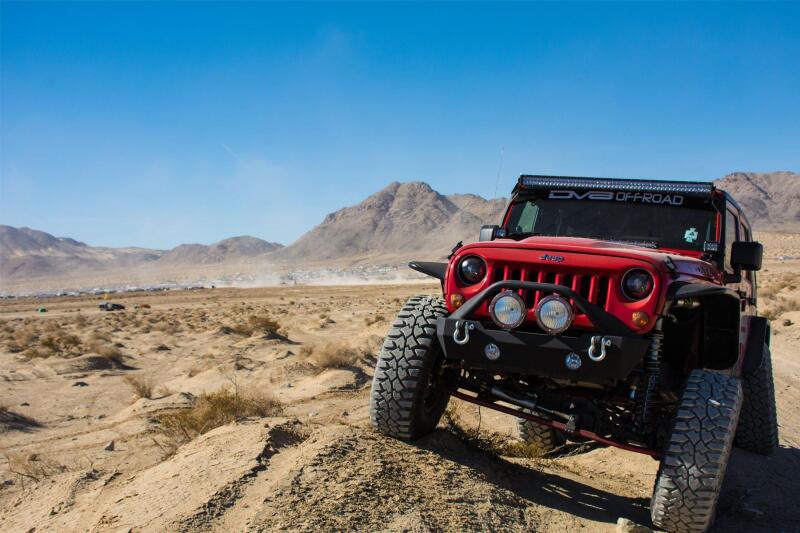 DV8 Offroad 07-18 Jeep Wrangler JK Front & Rear Flat Tube Fenders - #FENDB-02