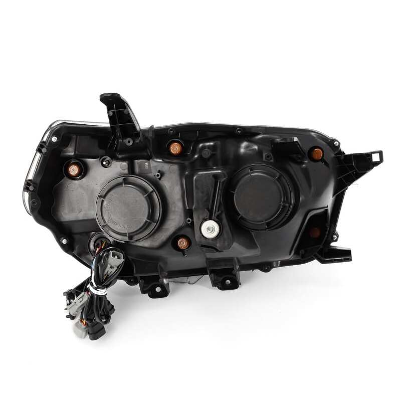 AlphaRex 880757 10-13 Toyota 4Runner LUXX LED Projector Headlights Plank Style Black with Sequential Signal/DRL