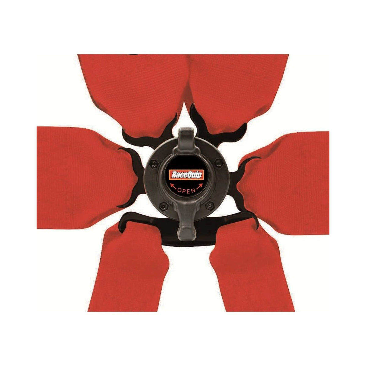 RaceQuip 851001 Black FIA Camlock 6-Point Pull Down Lap