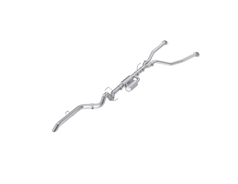 MBRP 22-25 Toyota Tundra 3.4L 3in Cat Back Single Rear Turn Down - AL