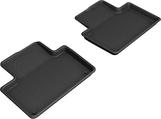 3D MAXpider Kagu Rear Floor Mats for 2015-2021 Volvo XC90 T8 Twin Engine