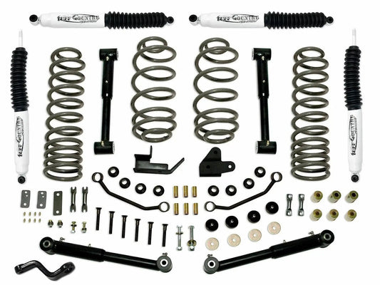 Tuff Country 44902 4in Lift Kit EZ-Flex No Shocks for 1997-2006 Jeep Wrangler TJ