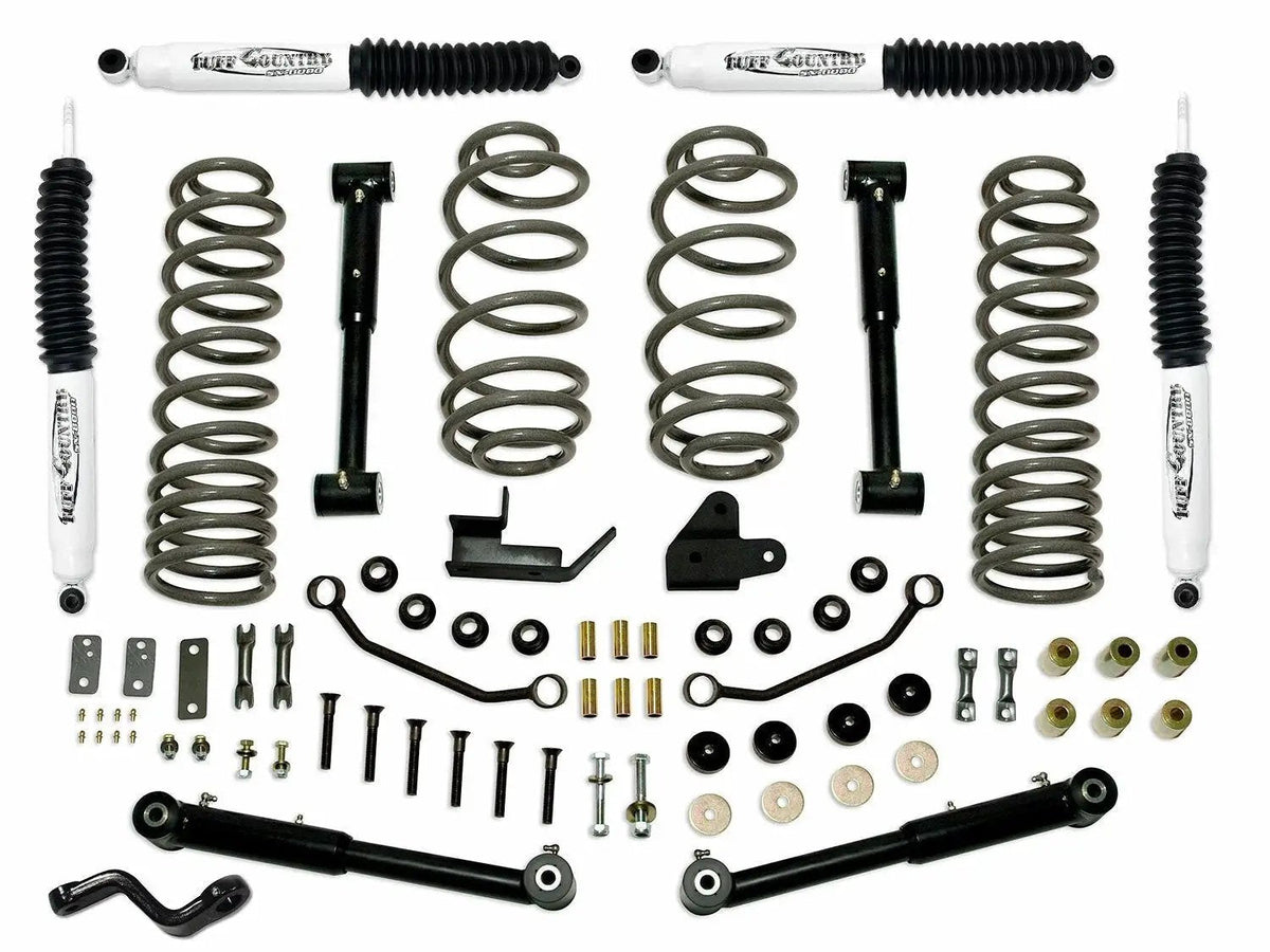 Tuff Country 44902KH 4in Lift Kit EZ-Flex SX6000 for 1997-2006 Jeep Wrangler TJ