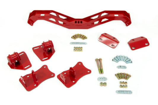 UMI Performance 260810-R LS Swap/T56 Kit Red for 1970-1974 GM F-Body