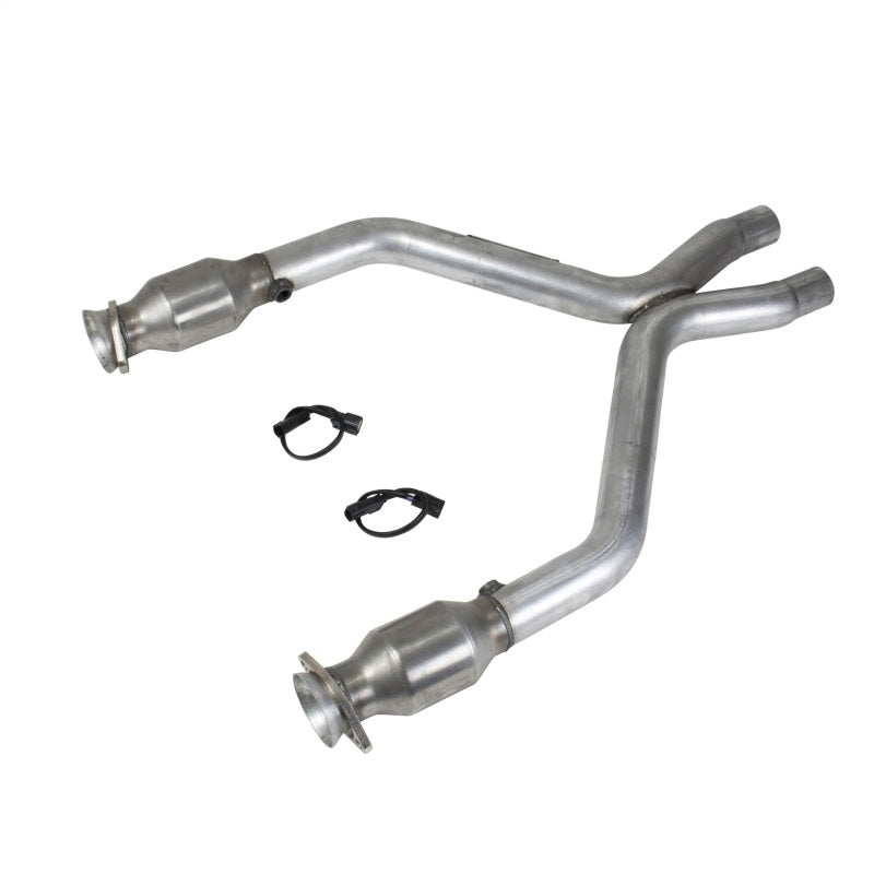 BBK Performance 1461 Short Mid X-Pipe with Catalytic Converters (2-1/2 in) for 2011-2014 Ford Mustang V6 3.7L