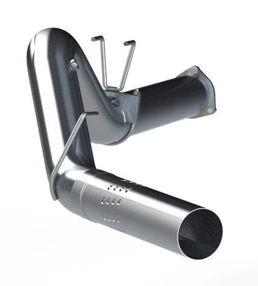 MBRP F-250/350/450 6.7 L 5in Filter Back No Muffler AL
