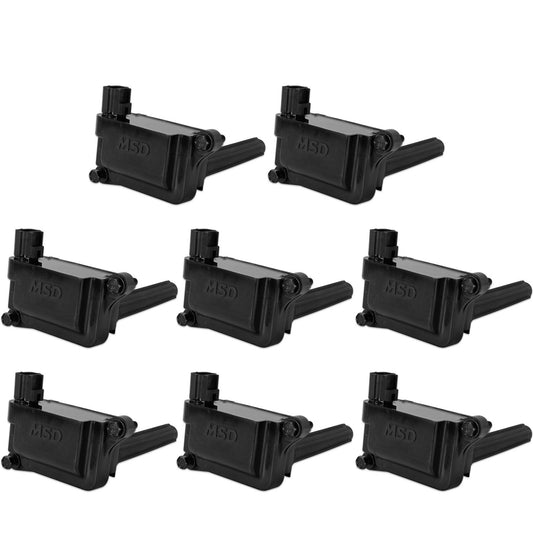MSD 825583 Blaster Ignition Coil - Gen III for HEMI 2005-2024 - Black - 8-Pack 5.7/6.1/6.2/6.4