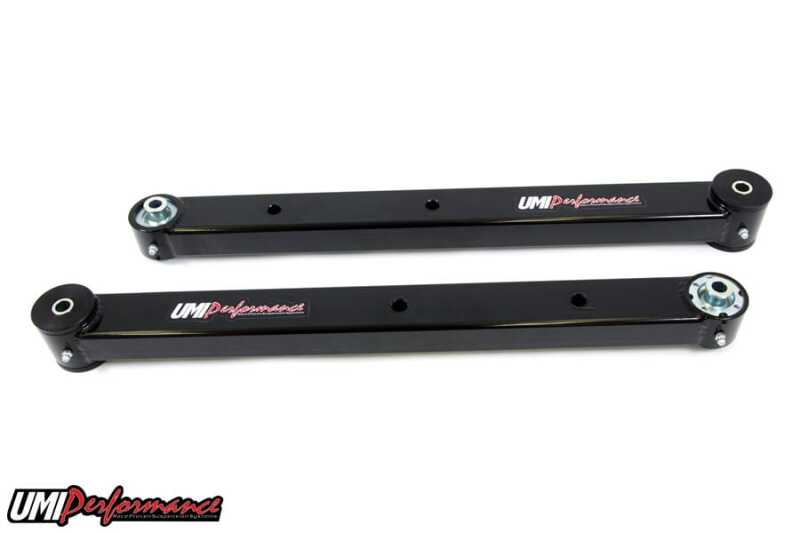 UMI Performance 4041-B Boxed Lower Control Arms Polyurethane/Roto-Joint Black