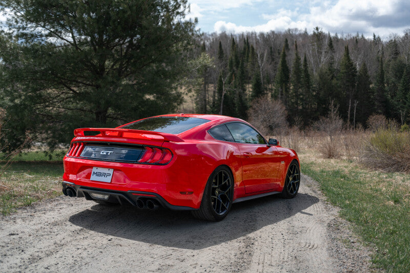 MBRP 18-19 Ford Mustang GT 5.0 3in Cat Back Race Version - Black