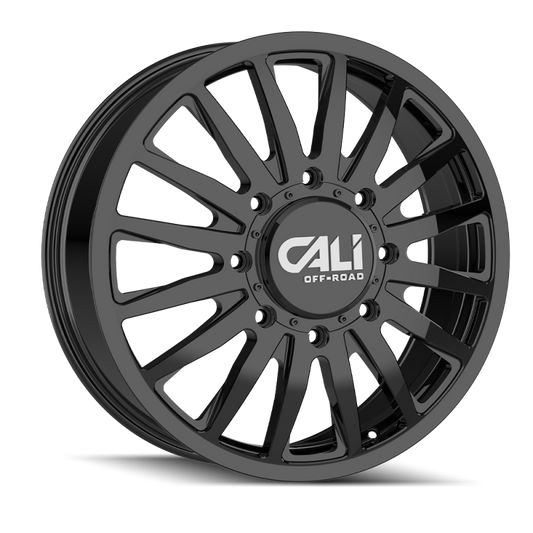 Cali Off-Road Summit Dually Front 22x8.25 8x200 115mm Gloss Black Wheel 9110D-22877GBF115