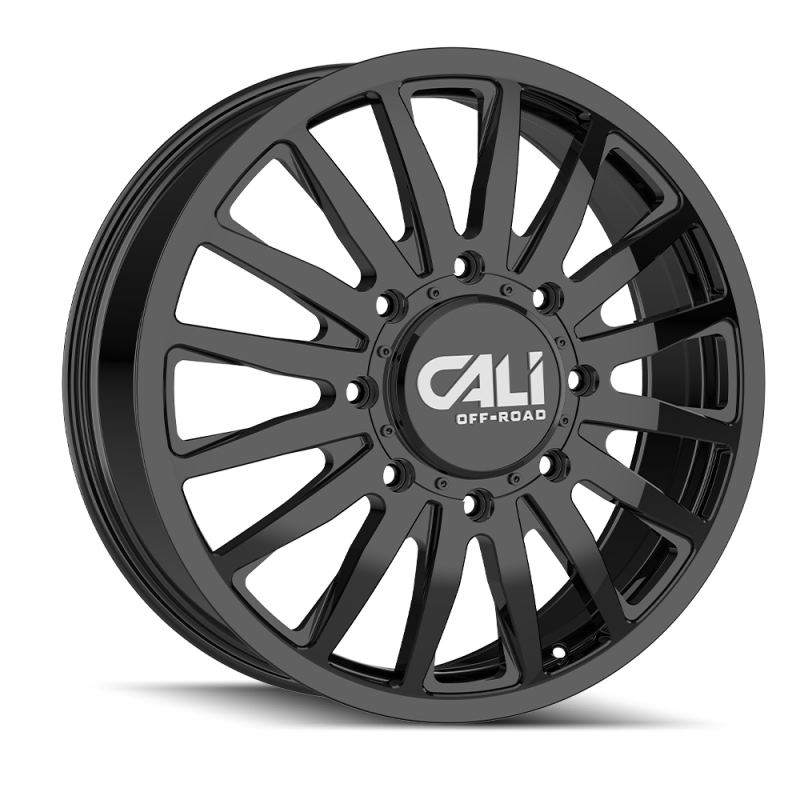 Cali Off-Road Summit Dually Front 22x8.25 8x165.1 115mm Gloss Black Wheel 9110D-22881GBF115