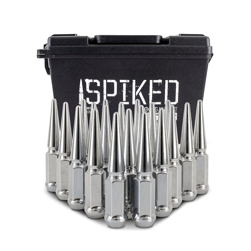 Mishimoto Steel Spiked Lug Nuts M12x1.5 20pc Set - Chrome - #MMLG-SP1215-20CH