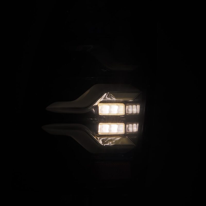 AlphaRex 680050 05-15 Toyota Tacoma LUXX LED Taillights Alpha Black w/Activation Light/Sequential Signal