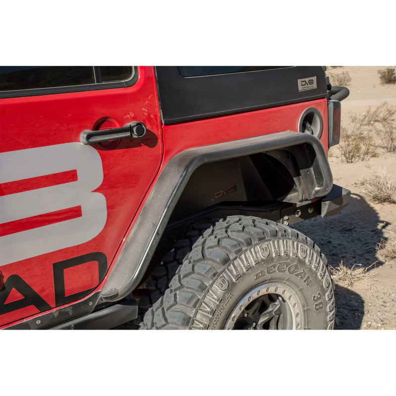 DV8 Offroad 07-18 Jeep Wrangler JK Front & Rear Flat Tube Fenders - #FENDB-02