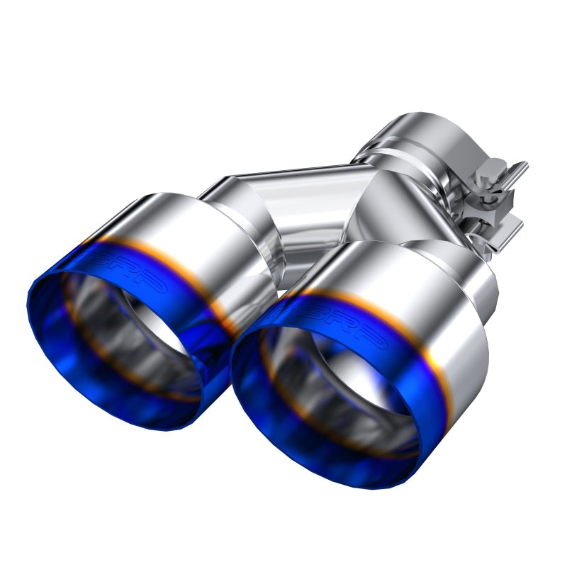 MBRP Burnt End Tip 2.5 ID Dual 4 OD Out 9.55 length Single-Wall Pass