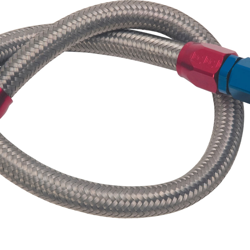 Edelbrock 8123 Fuel Line Braided Stainless for SBC ( Use with 8134 )