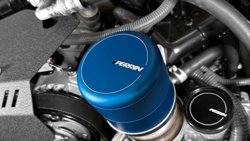 PERRIN 15-26 Subaru WRX & 13-26 BRZ/FR-S/86/GR86 Oil Filter Cover - Blue