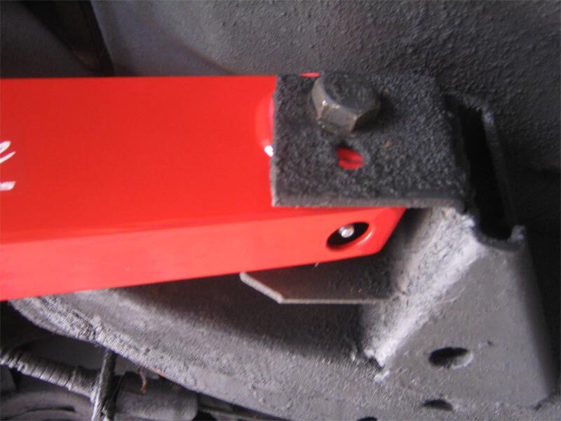 UMI Performance 3650-R Rear Lower Control Arms/Trailing Arms Red