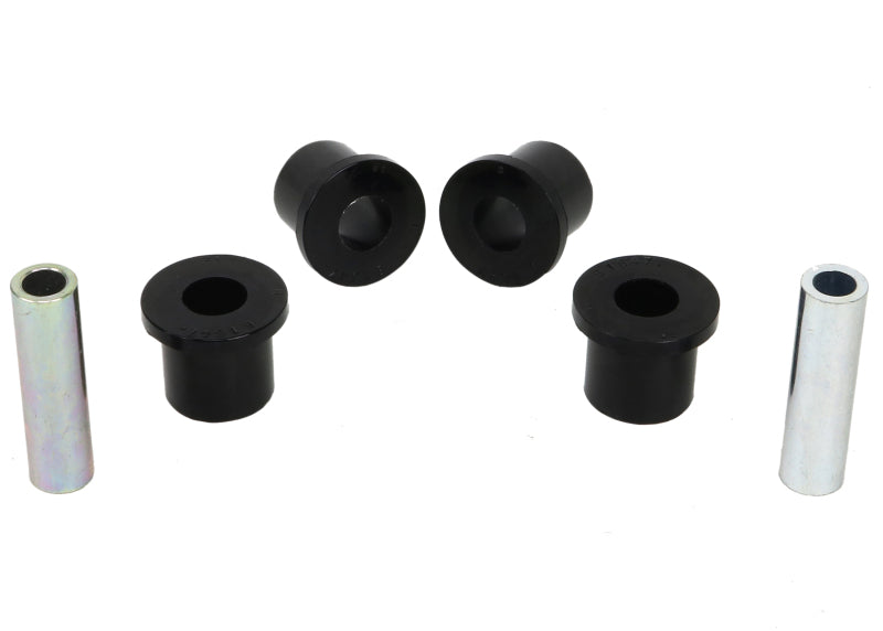 Whiteline W71647 Rear Spring Eye and Shackle Bushing for 1998-2004 Nissan Frontier, 2000-2004 Nissan Xterra