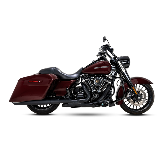 Vance & Hines 46672 Twin Slash Round Slip-Ons Black for 2017-2026 Harley-Davidson Touring