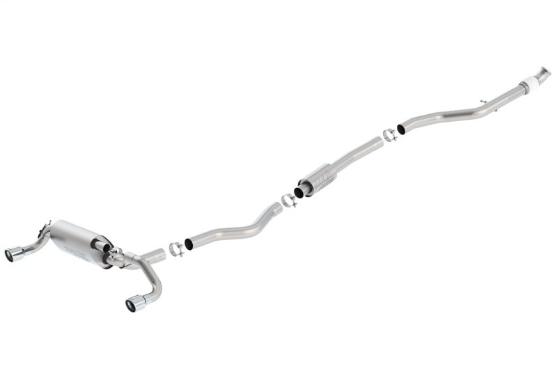 Borla 140580 13-16 BMW 335i / 435i Atak Cat back SS 3.0in, 2.25in 3.5in Tip Single Rolled - #140580