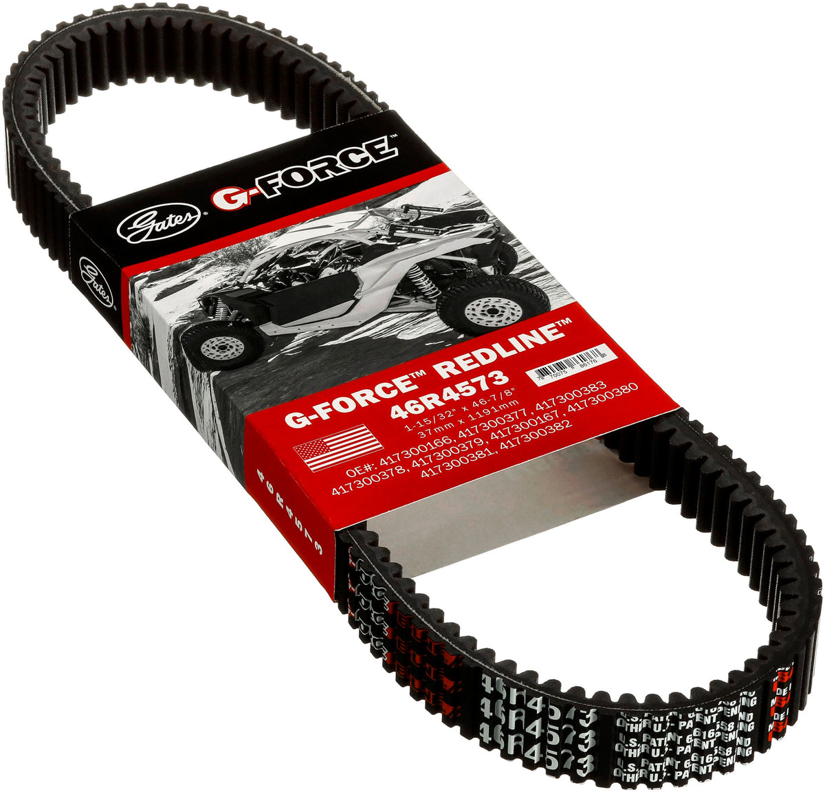 Gates 46R4573 G-Force RedLine CVT Belt for 2016-2018 Polaris 800 SKS 795cc