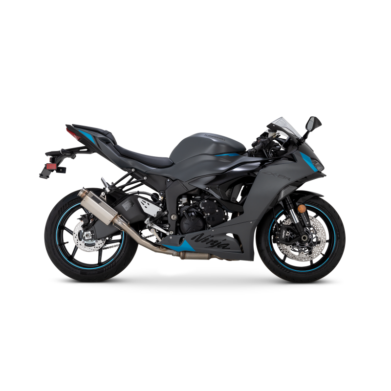 Vance & Hines 33603 VS-6 Slip-Ons Brushed for 2019-2025 Kawasaki Ninja ZX6R