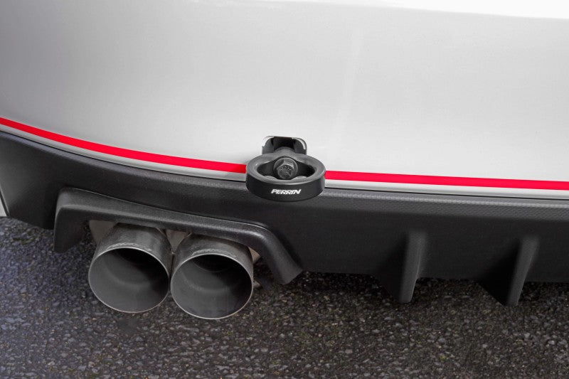PERRIN 15-21 Subaru WRX/STI / 24-26 Crosstrek / 25-26 Forester Tow Hook Kit (Rear) -  Black