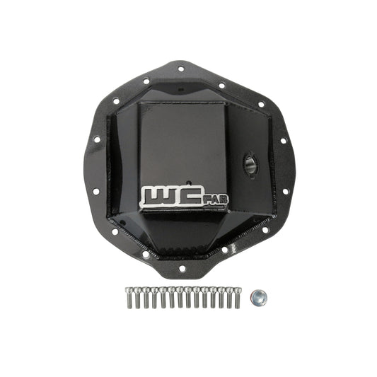 Wehrli Custom Fabrication WCF100113-GRY 11.5in AAM Rear Differential Cover WCFab Grey for Chevrolet / GMC Duramax and Dodge / Ram Cummins